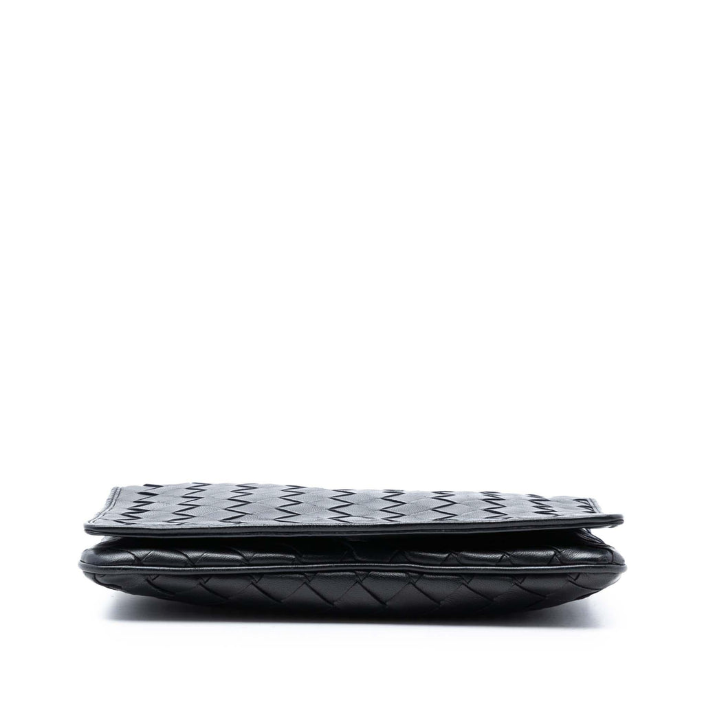 Bottega Veneta Nappa Intrecciato Flap Crossbody