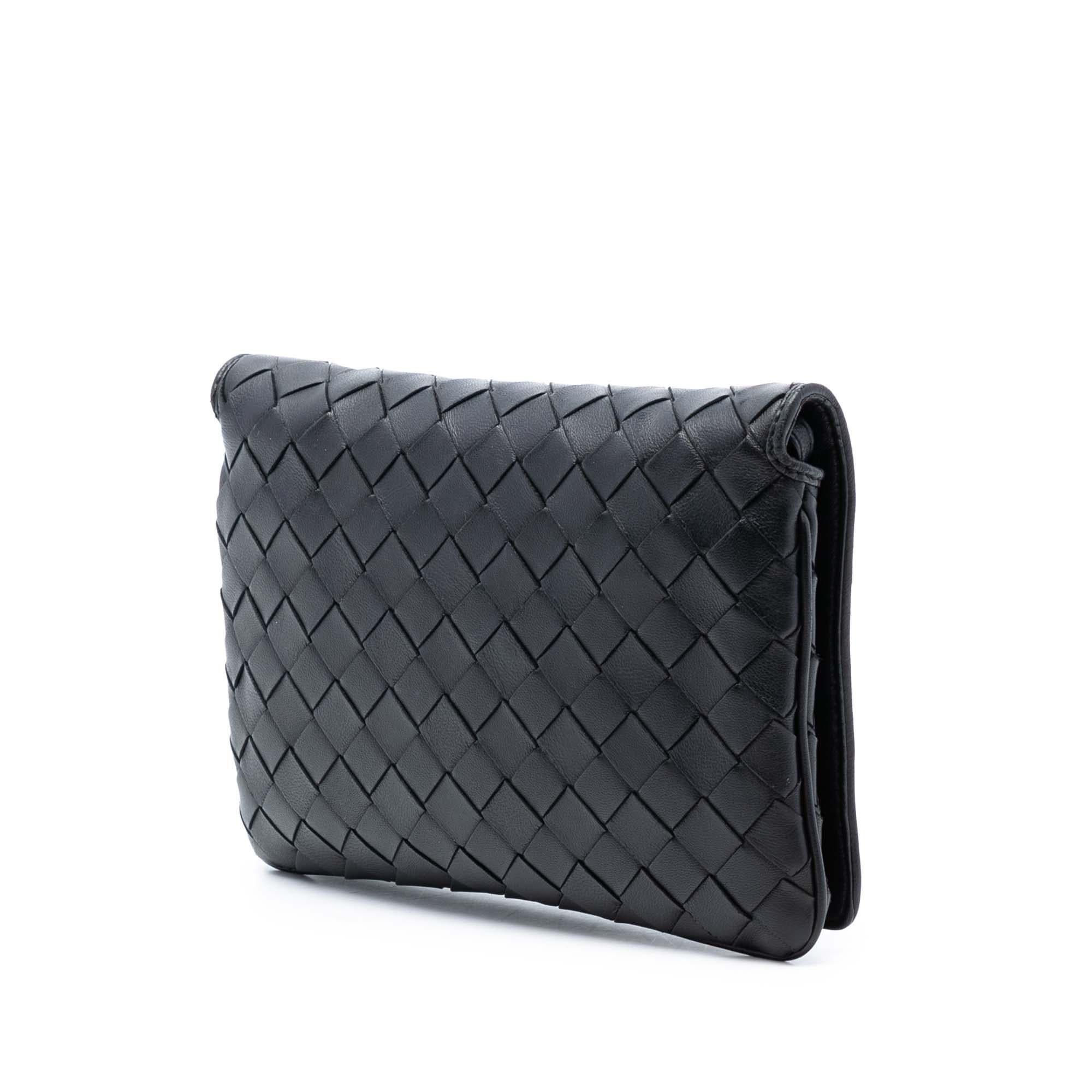 Bottega Veneta Nappa Intrecciato Flap Crossbody
