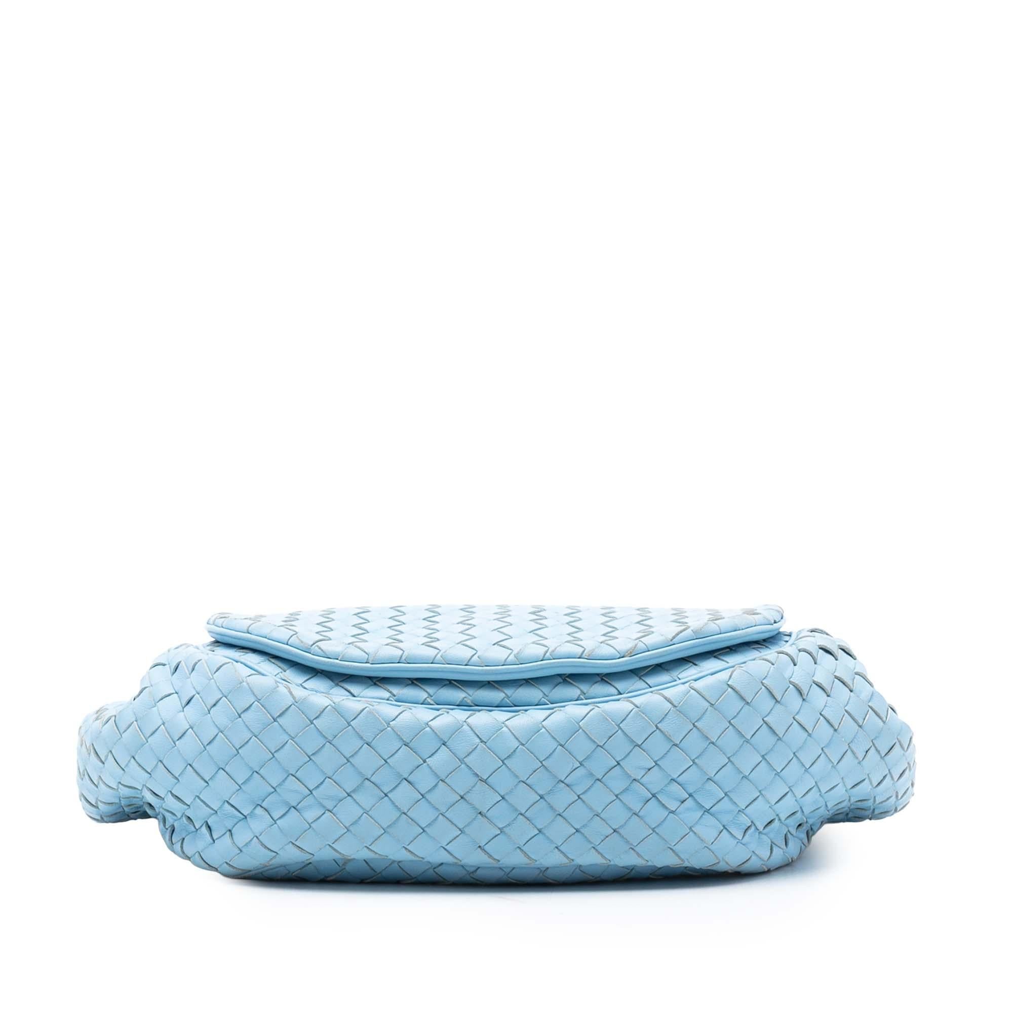 Bottega Veneta Nappa Intrecciato Flap Crossbody