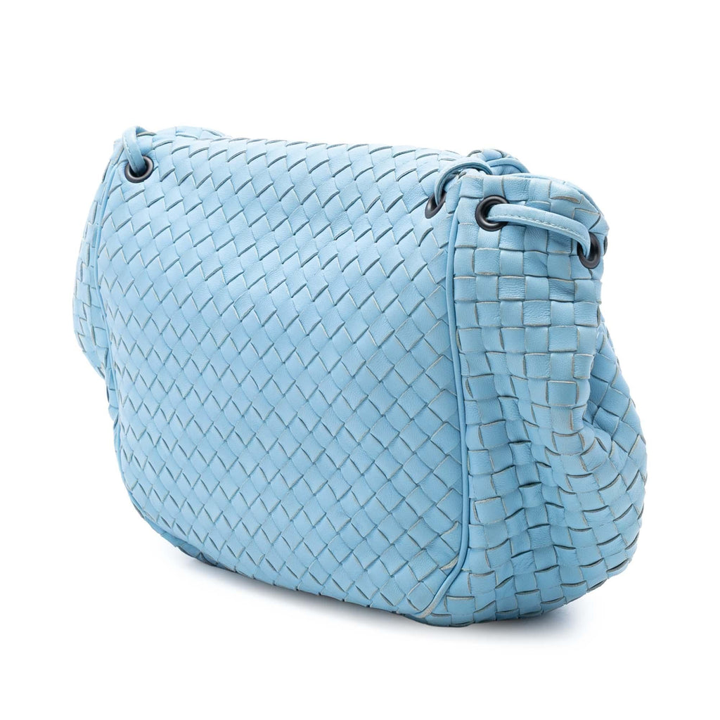 Bottega Veneta Nappa Intrecciato Flap Crossbody