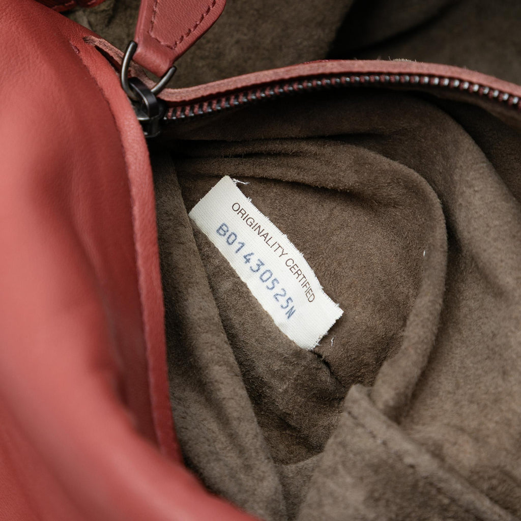 Bottega Veneta Nappa Intrecciato Flap Satchel