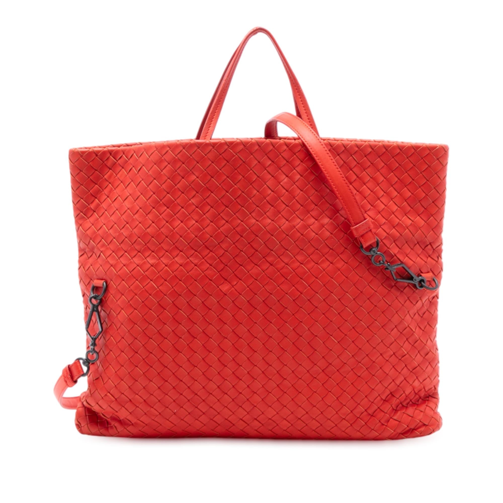 Bottega Veneta Nappa Intrecciato Fold Over Satchel