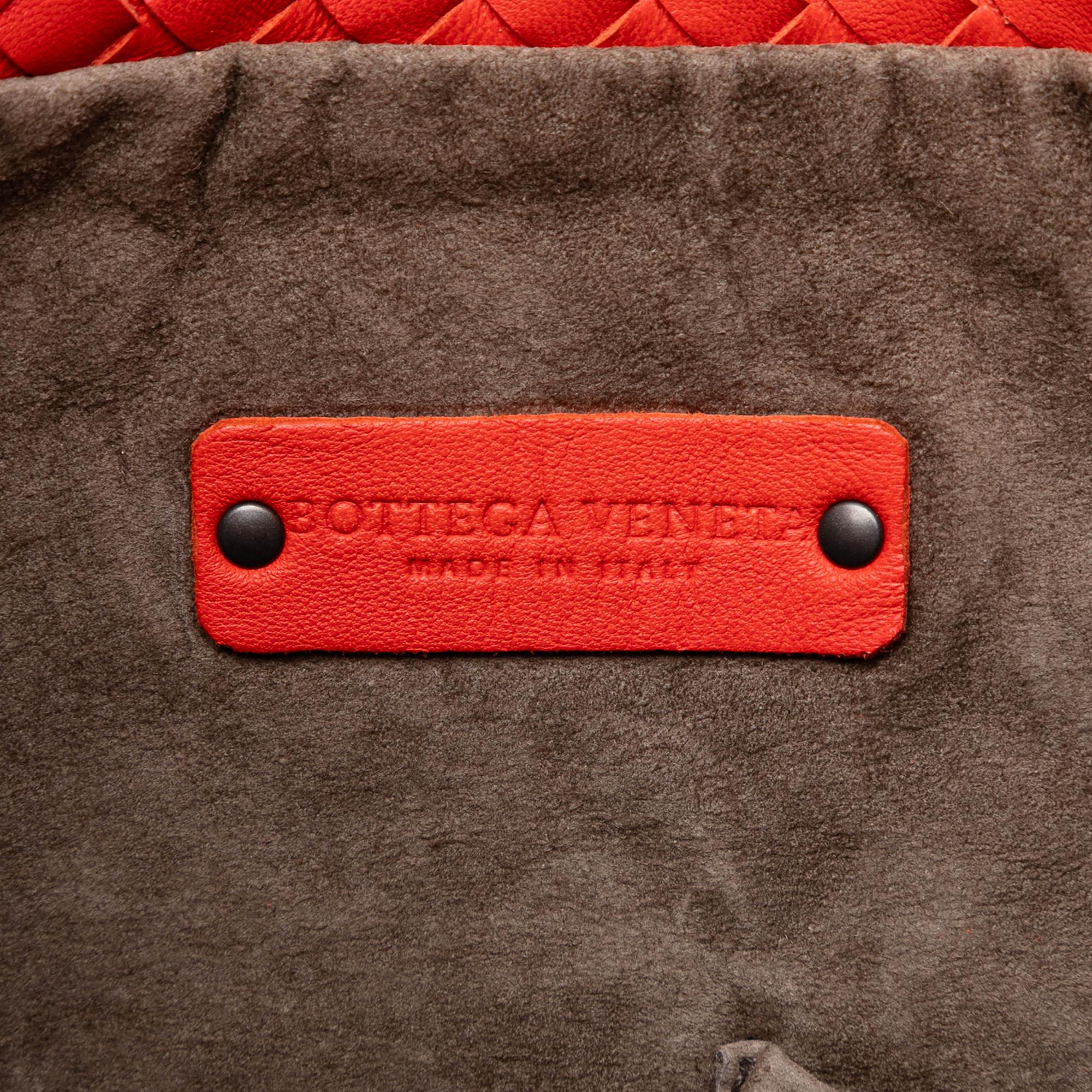 Bottega Veneta Nappa Intrecciato Fold Over Satchel