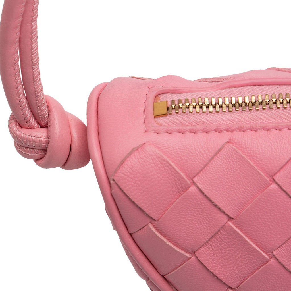 Bottega Veneta Nappa Intrecciato Half Moon Shoulder Bag