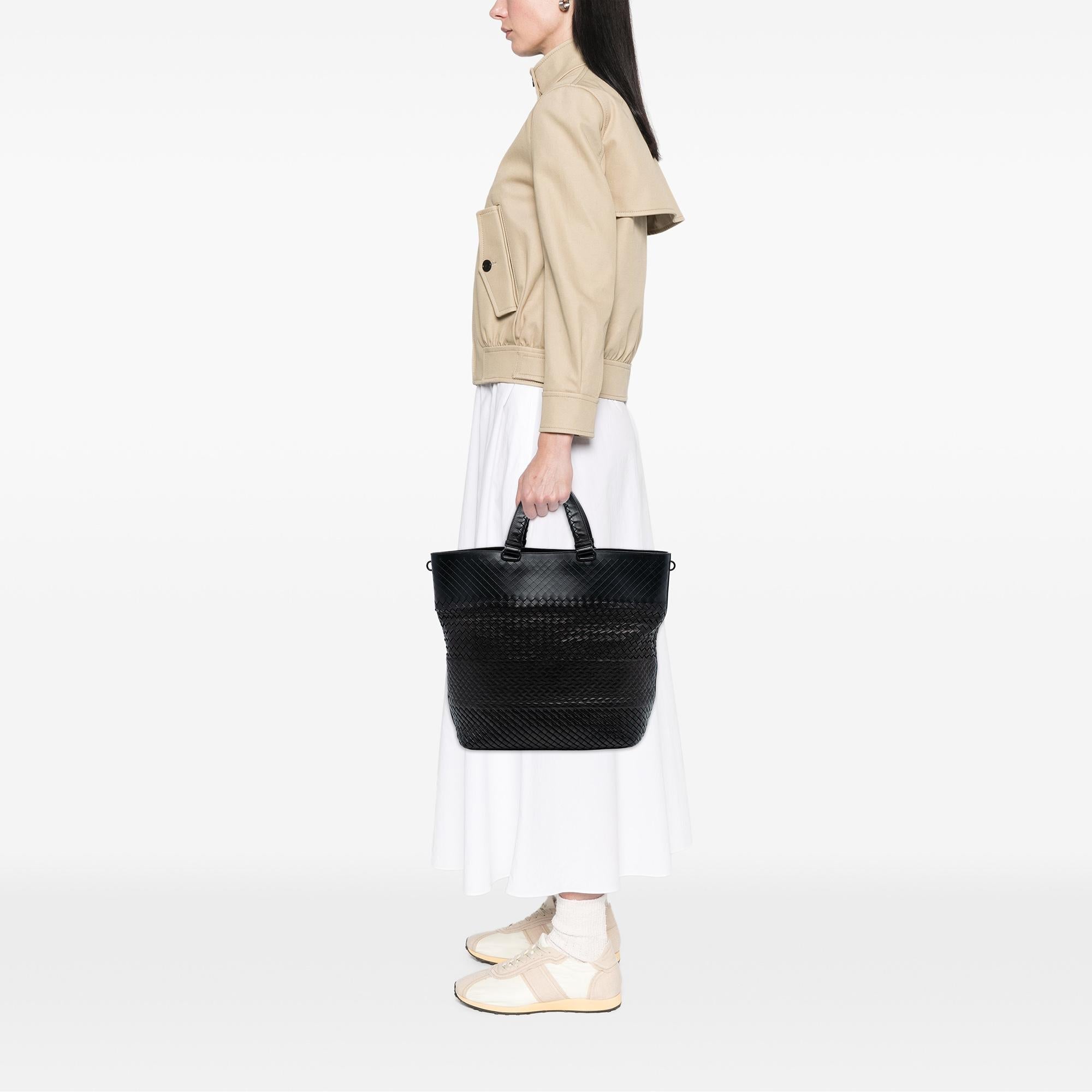 Bottega Veneta Nappa Intrecciato Imperatore Convertible Tote