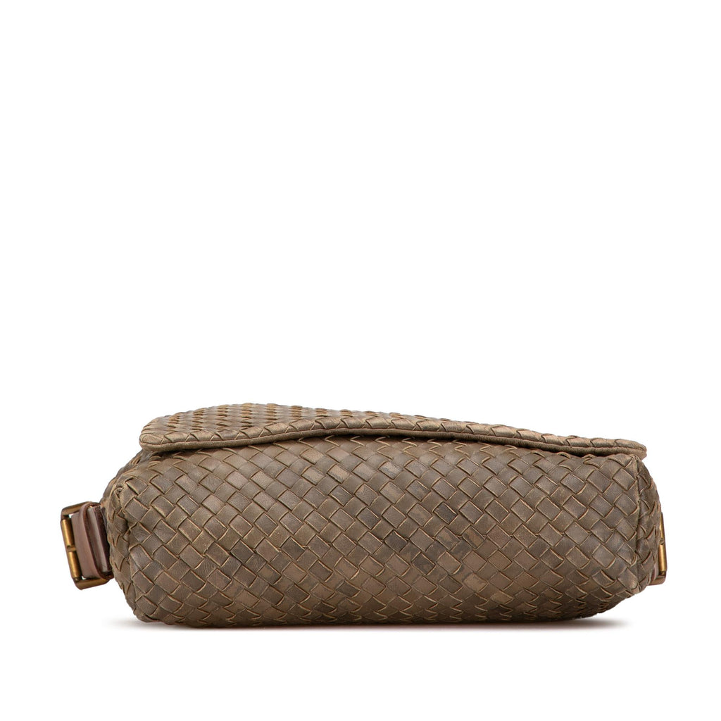 Bottega Veneta Nappa Intrecciato Messenger Bag