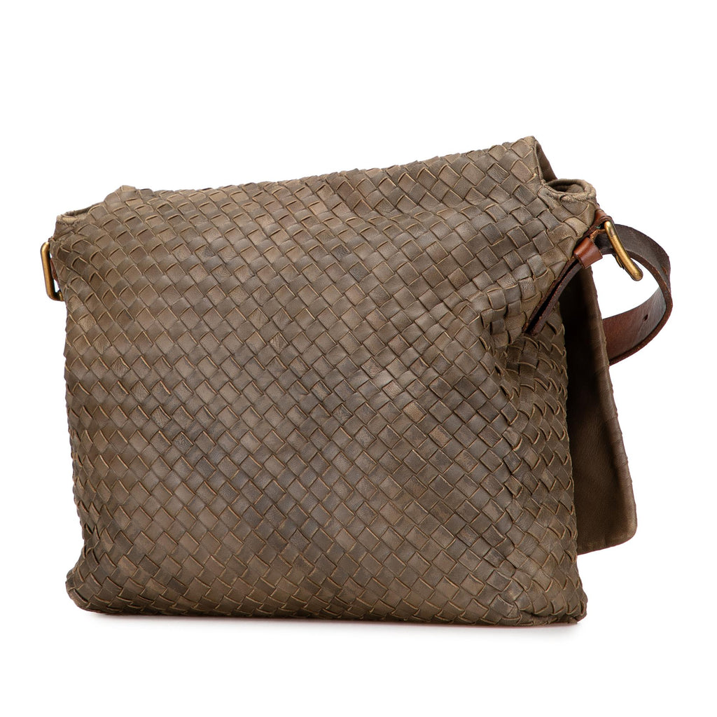 Bottega Veneta Nappa Intrecciato Messenger Bag