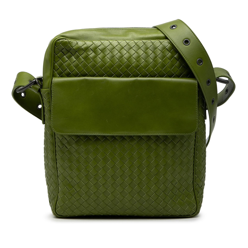 Bottega Veneta Nappa Intrecciato Messenger Bag
