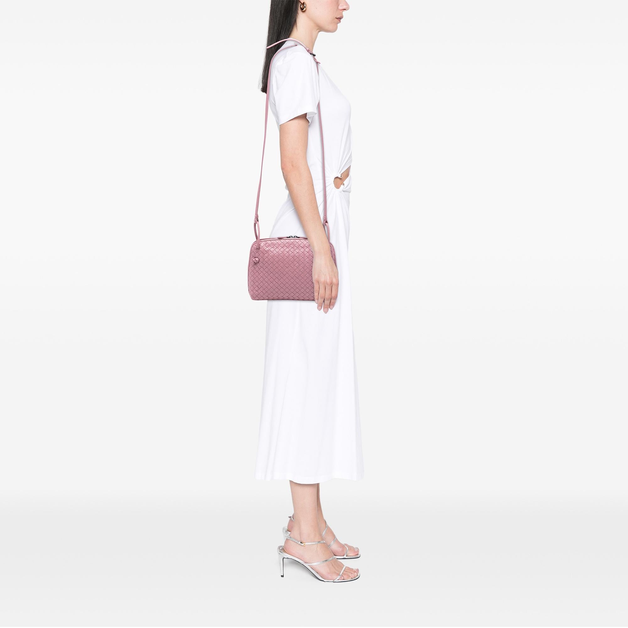 Bottega Veneta Nappa Intrecciato Nodini Crossbody