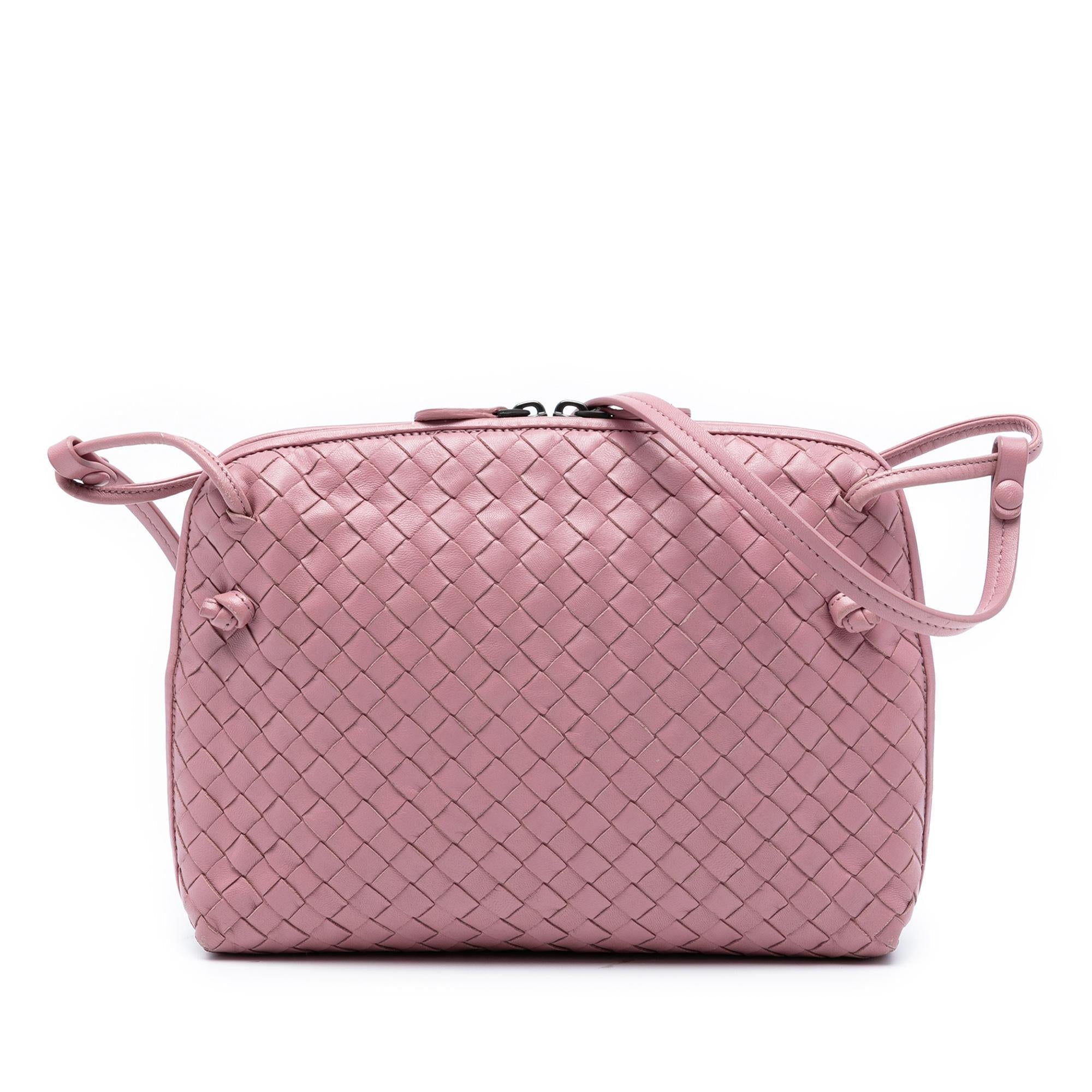 Bottega Veneta Nappa Intrecciato Nodini Crossbody