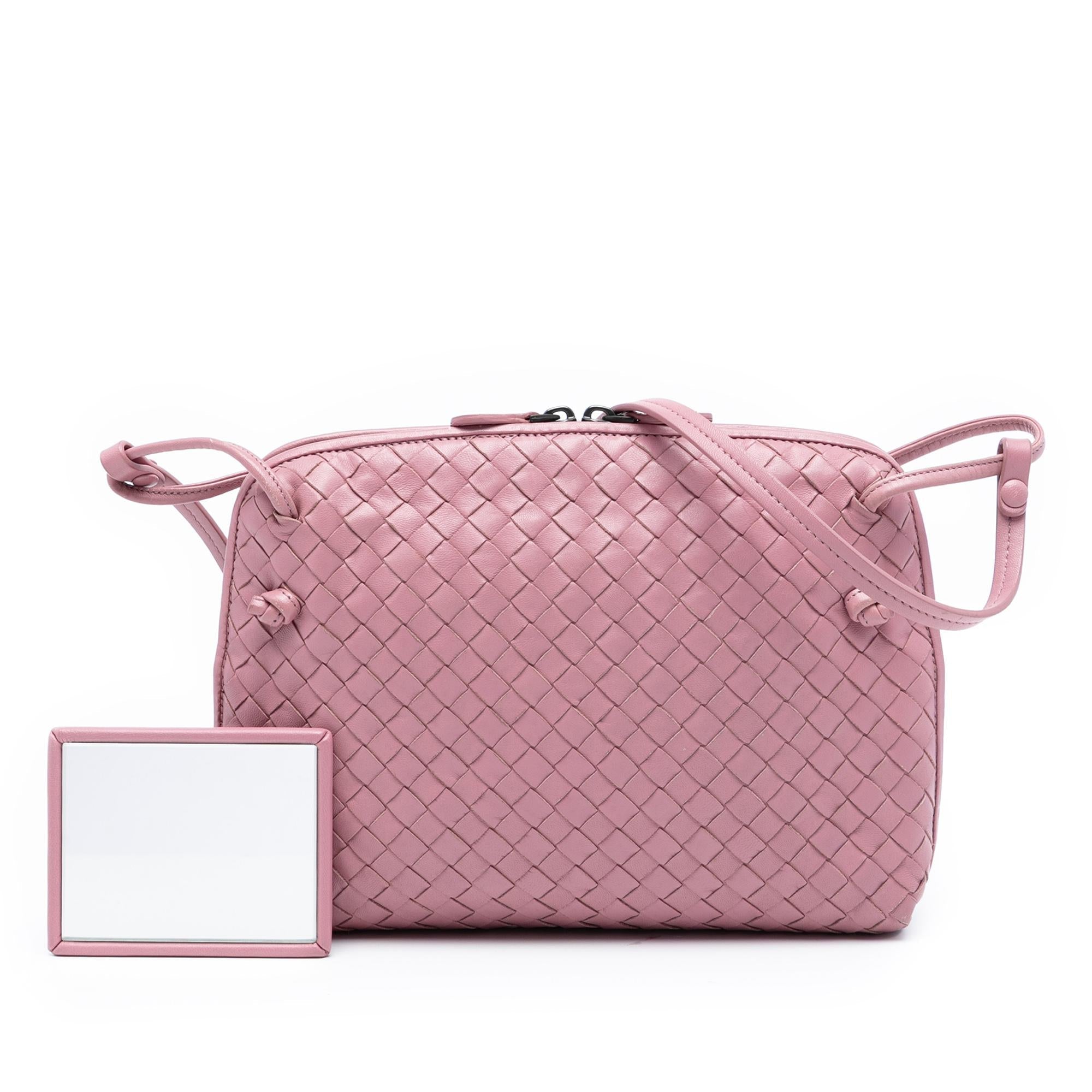 Bottega Veneta Nappa Intrecciato Nodini Crossbody