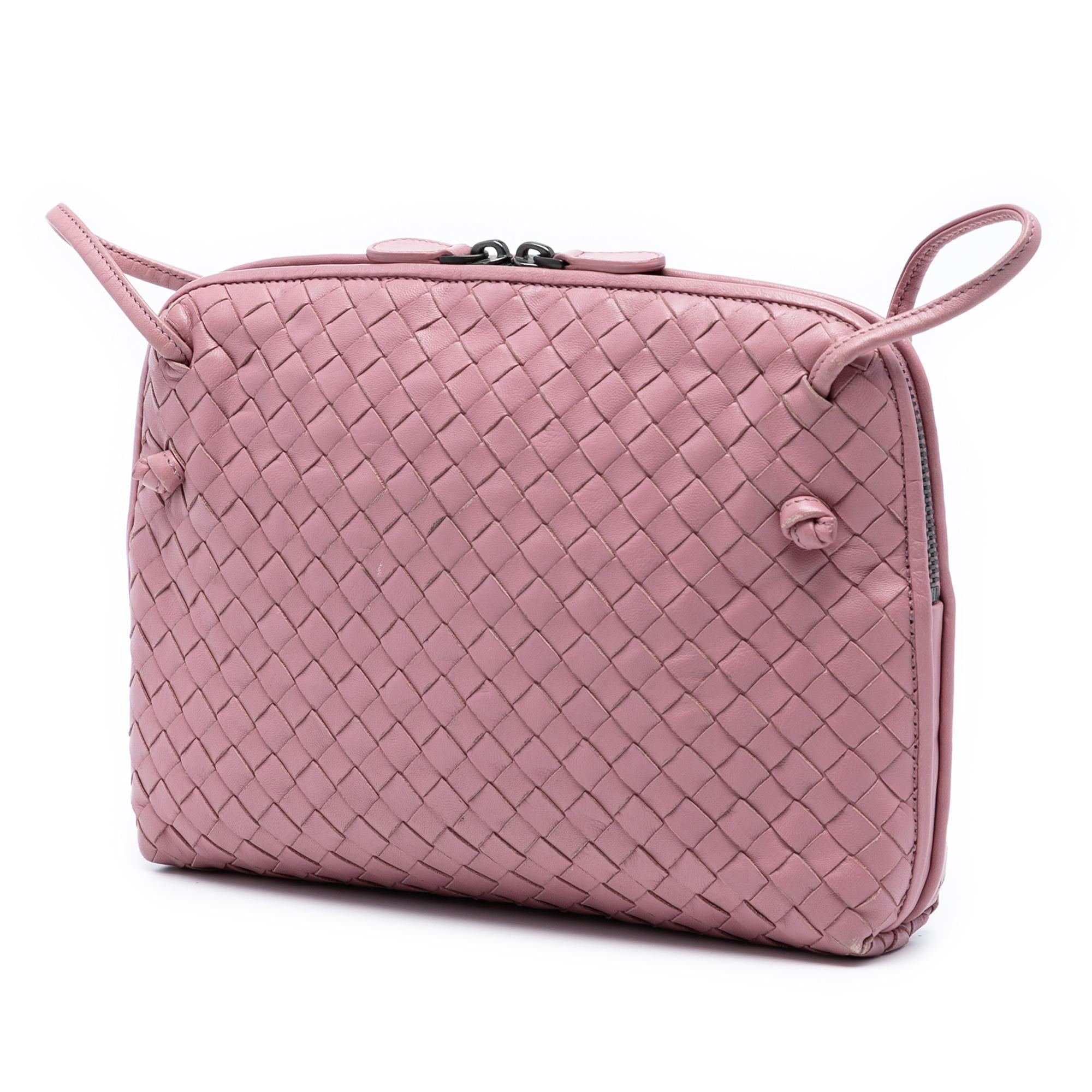 Bottega Veneta Nappa Intrecciato Nodini Crossbody