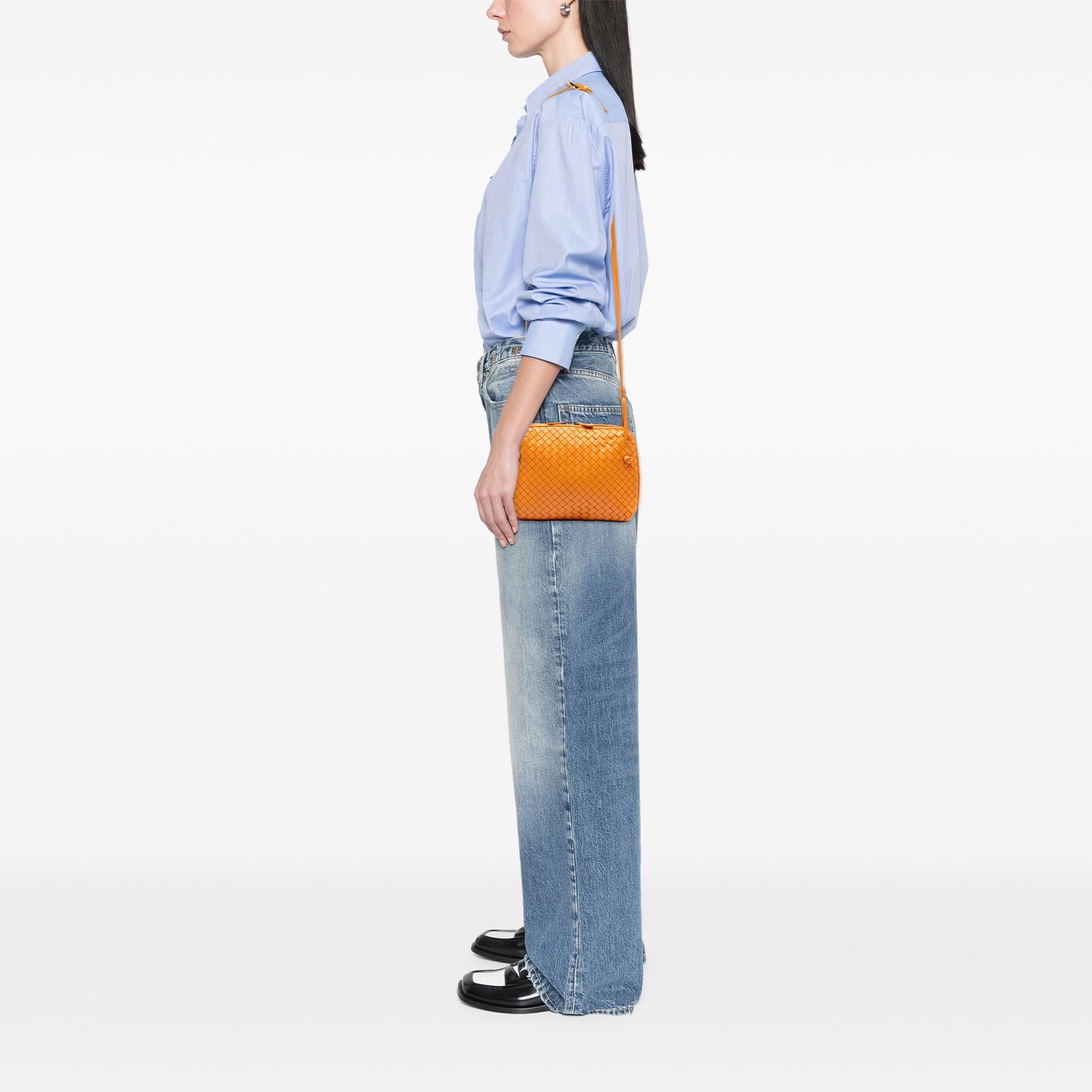 Bottega Veneta Nappa Intrecciato Nodini Crossbody