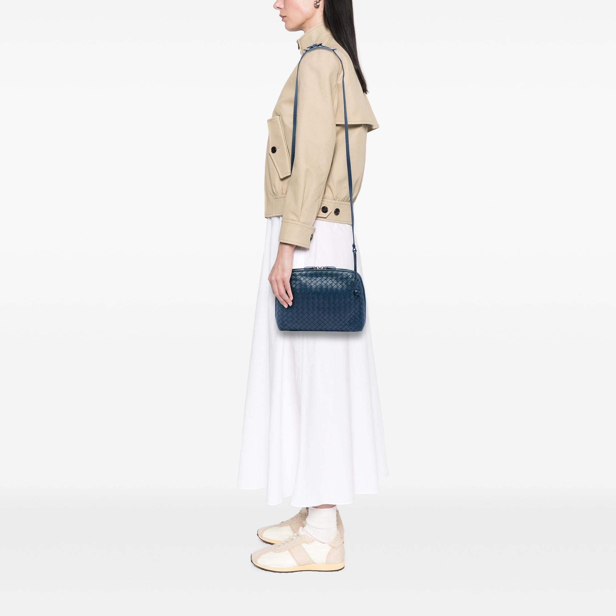 Bottega Veneta Nappa Intrecciato Nodini Crossbody