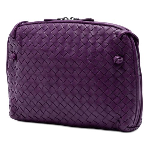 Bottega Veneta Nappa Intrecciato Nodini Crossbody