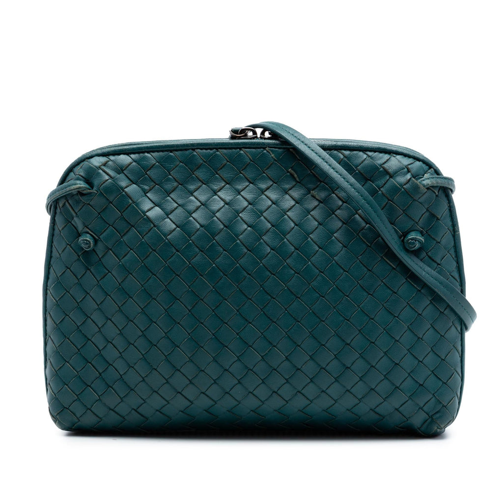 Bottega Veneta Nappa Intrecciato Nodini Crossbody