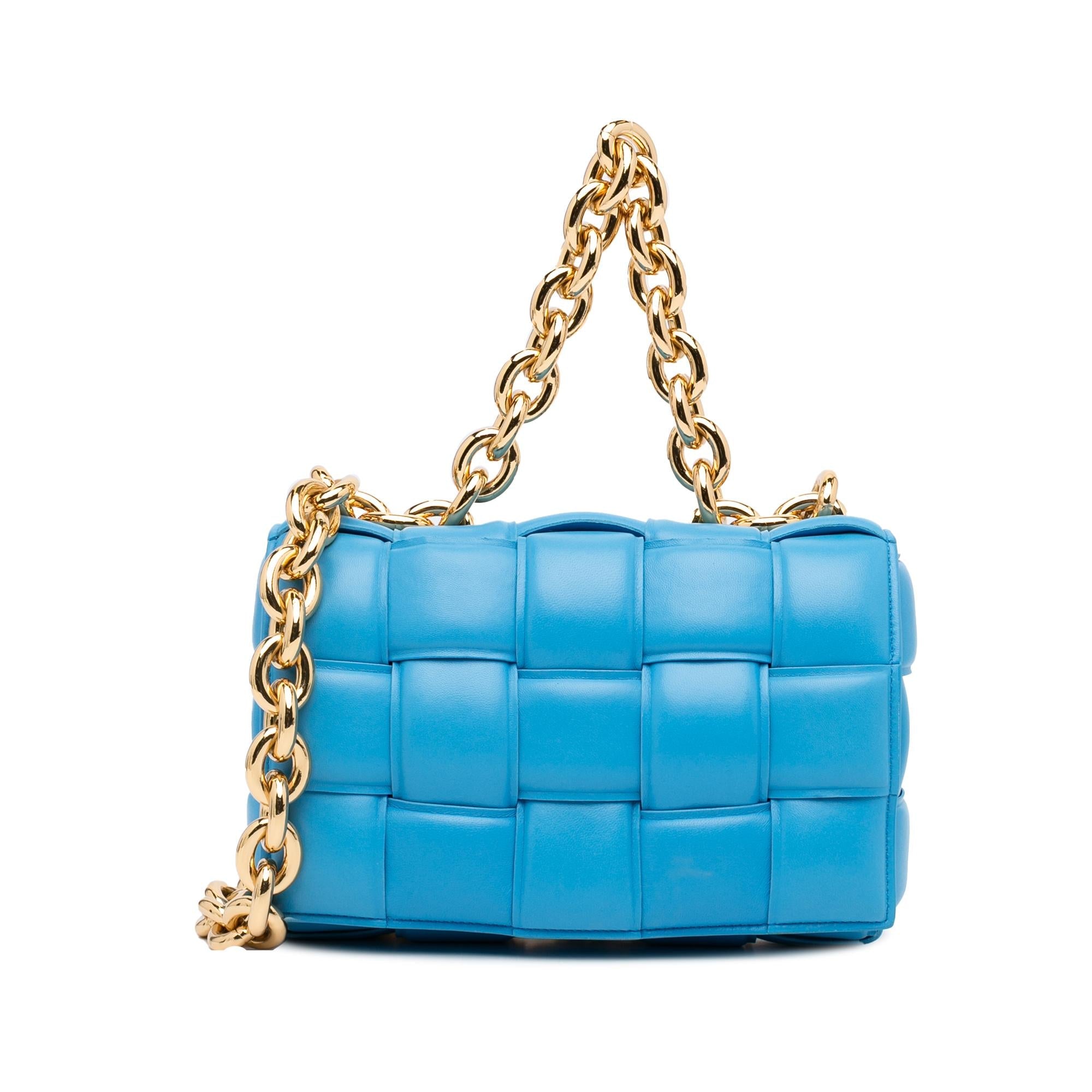 Bottega Veneta Nappa Intrecciato Padded Chain Cassette Satchel