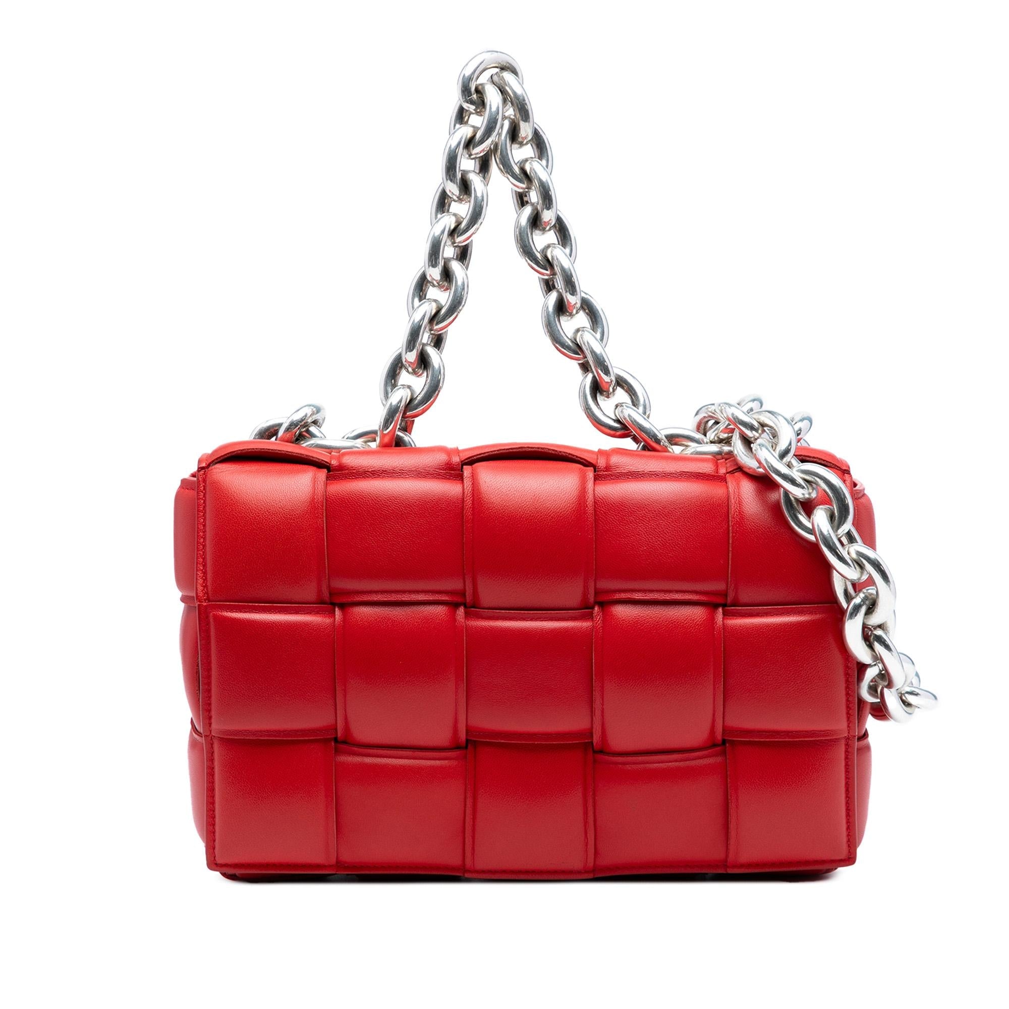 Bottega Veneta Nappa Intrecciato Padded Chain Cassette Satchel