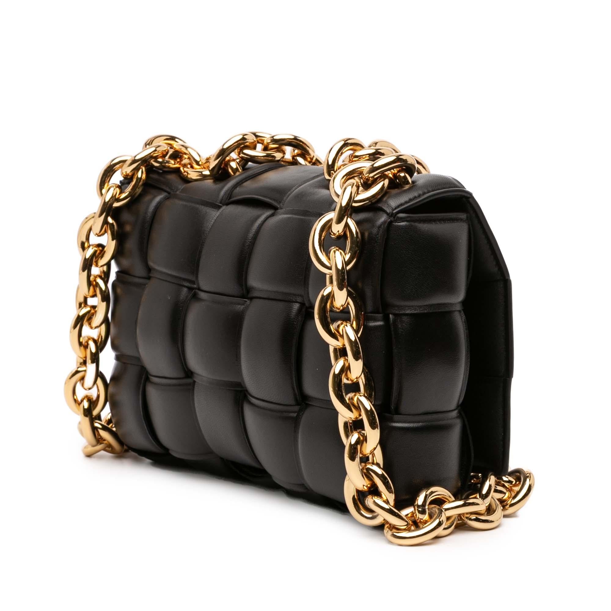 Bottega Veneta Nappa Intrecciato Padded Chain Cassette Satchel