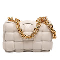 Bottega Veneta Nappa Intrecciato Padded Chain Cassette Satchel