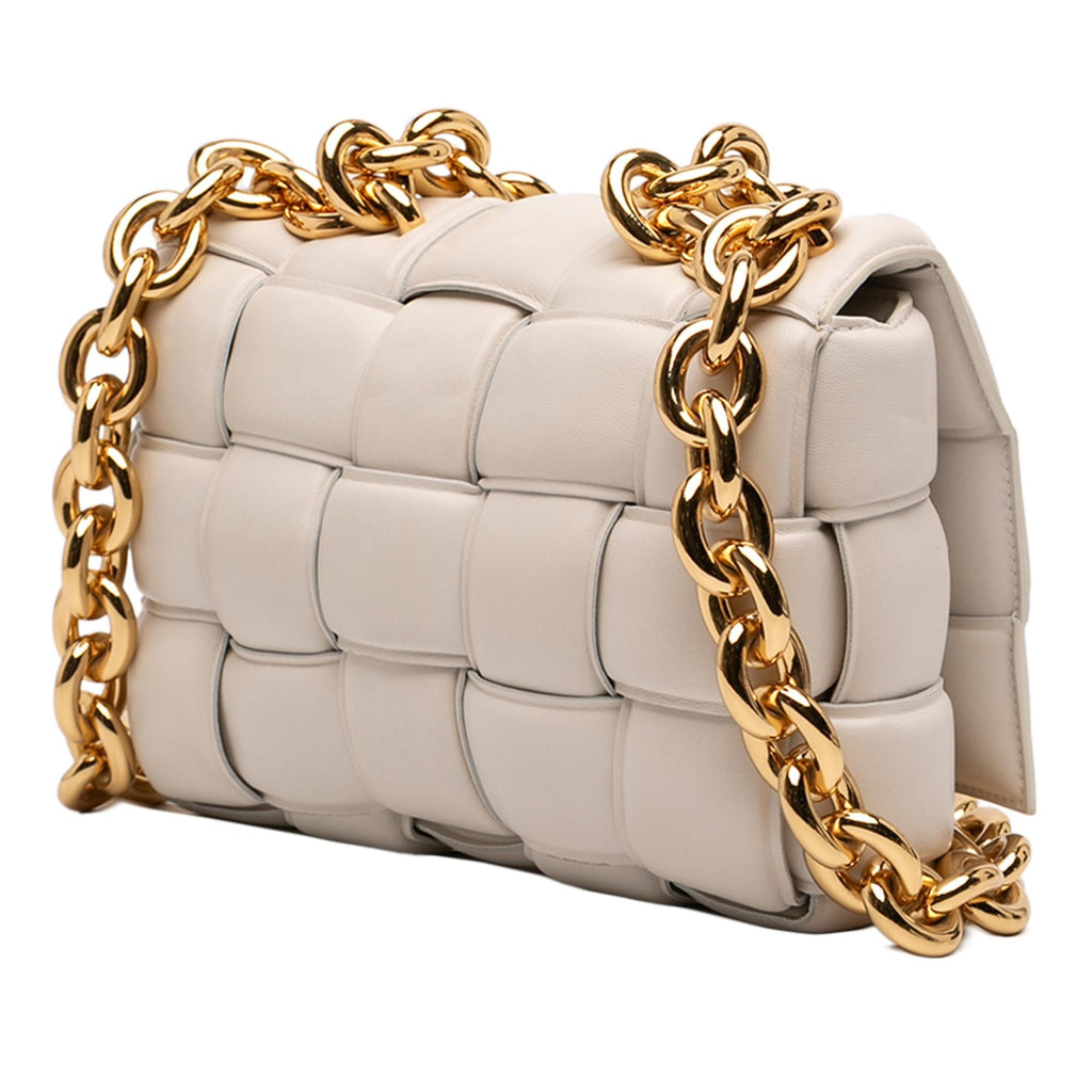 Bottega Veneta Nappa Intrecciato Padded Chain Cassette Satchel