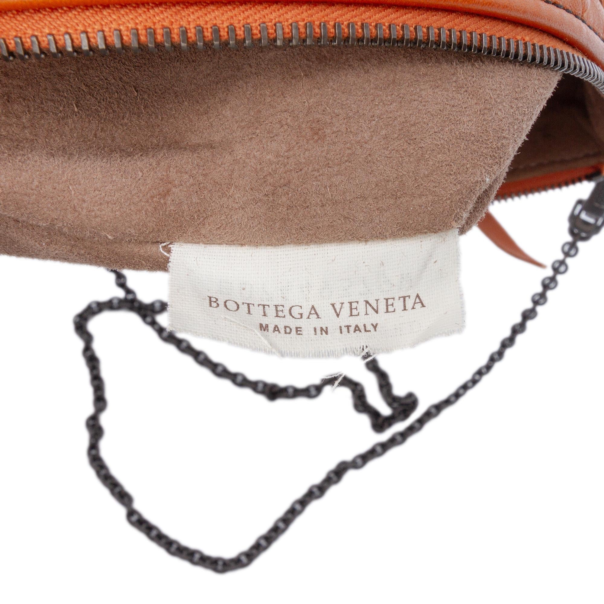Bottega Veneta Nappa Intrecciato Palio Fringe Chain Crossbody