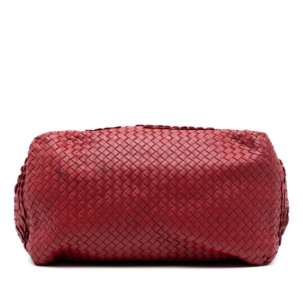 Bottega Veneta Nappa Intrecciato Ruffle Tote