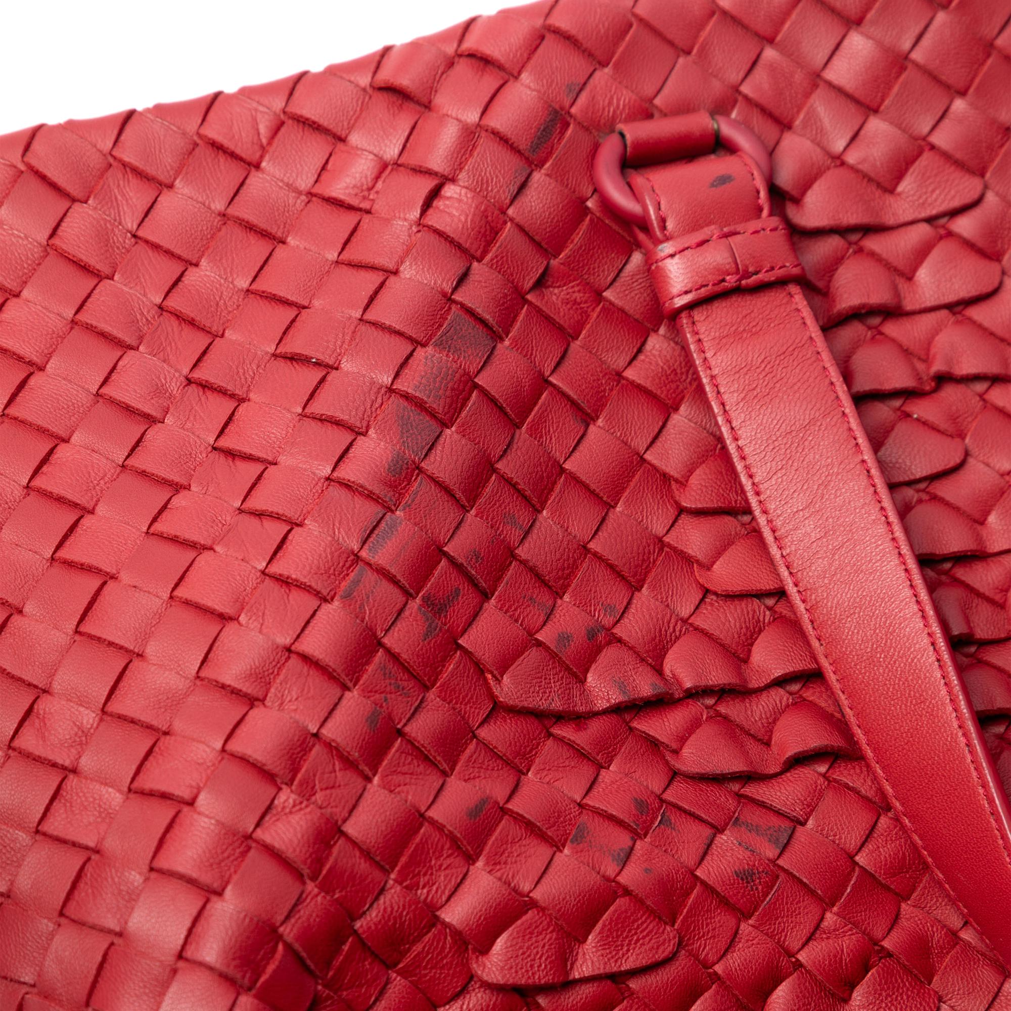 Bottega Veneta Nappa Intrecciato Ruffle Tote