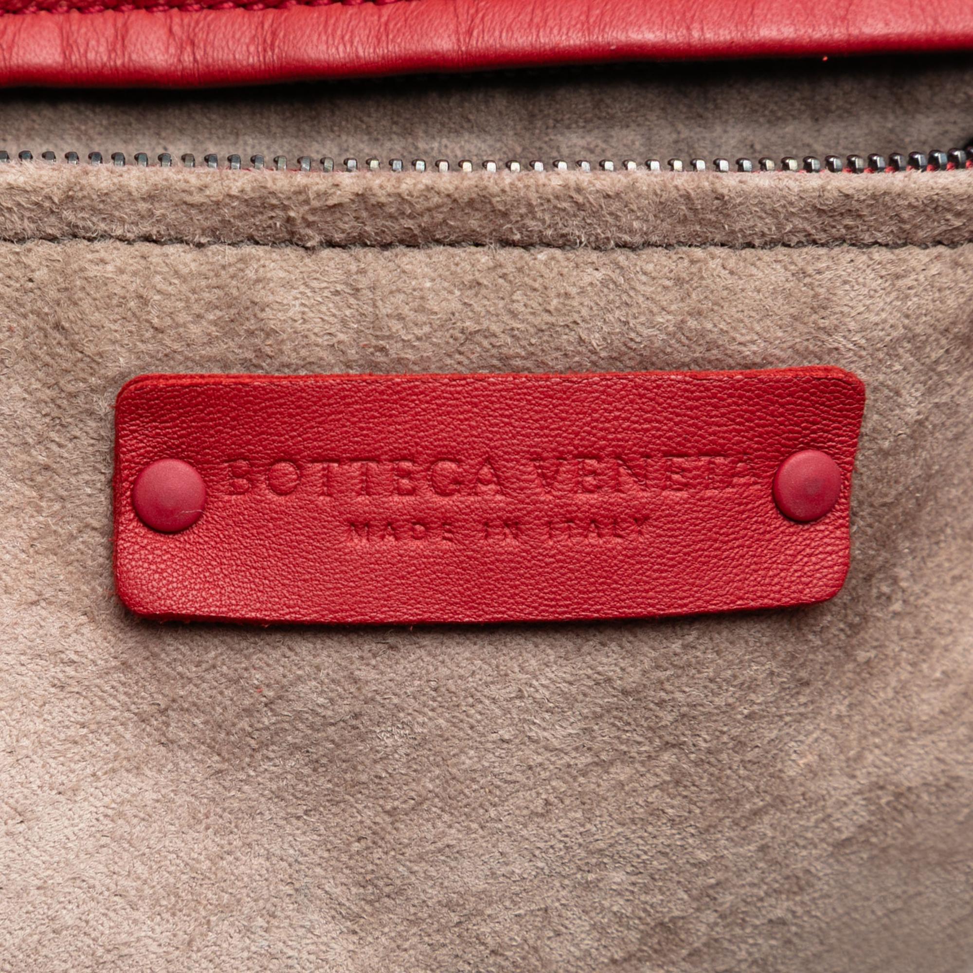 Bottega Veneta Nappa Intrecciato Ruffle Tote