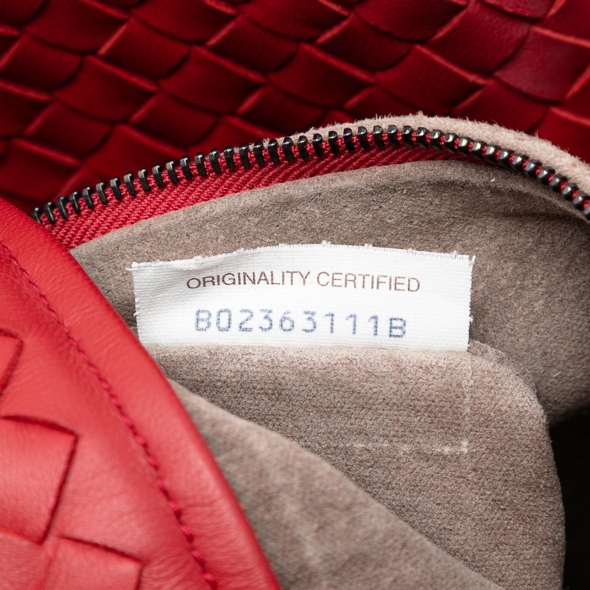 Bottega Veneta Nappa Intrecciato Ruffle Tote