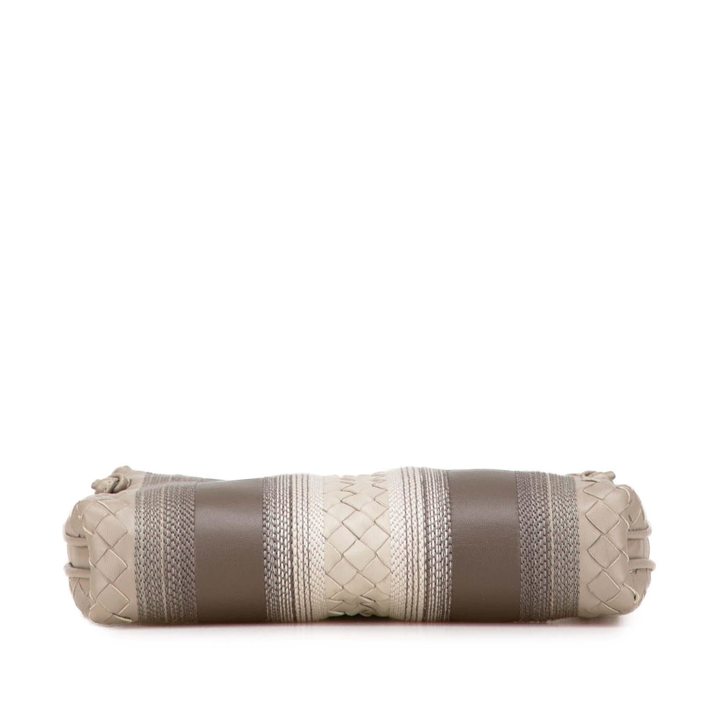 Bottega Veneta Nappa Intrecciato Striped Nodini Crossbody