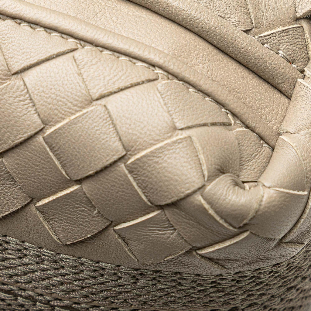 Bottega Veneta Nappa Intrecciato Striped Nodini Crossbody
