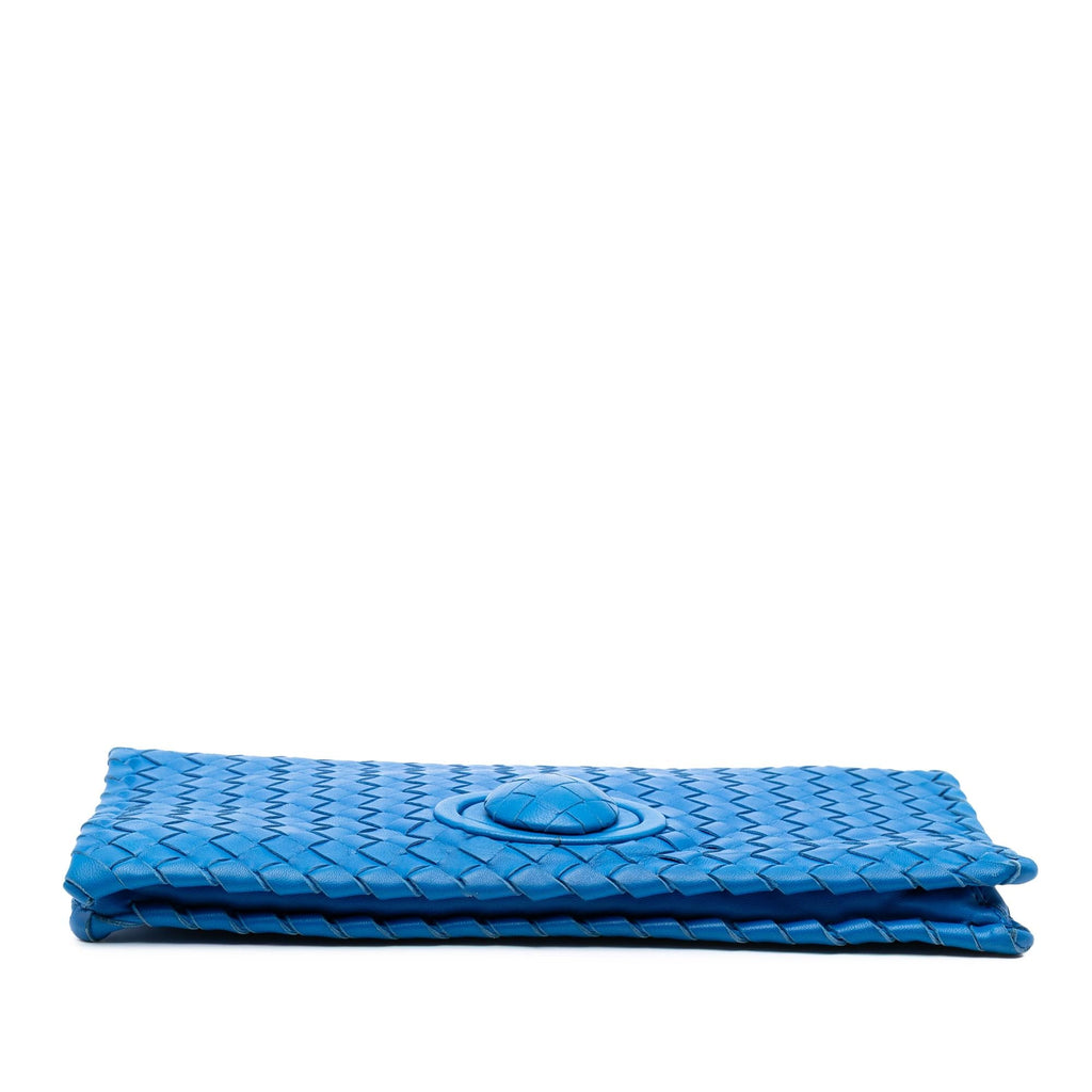 Bottega Veneta Nappa Intrecciato Turn Lock Clutch