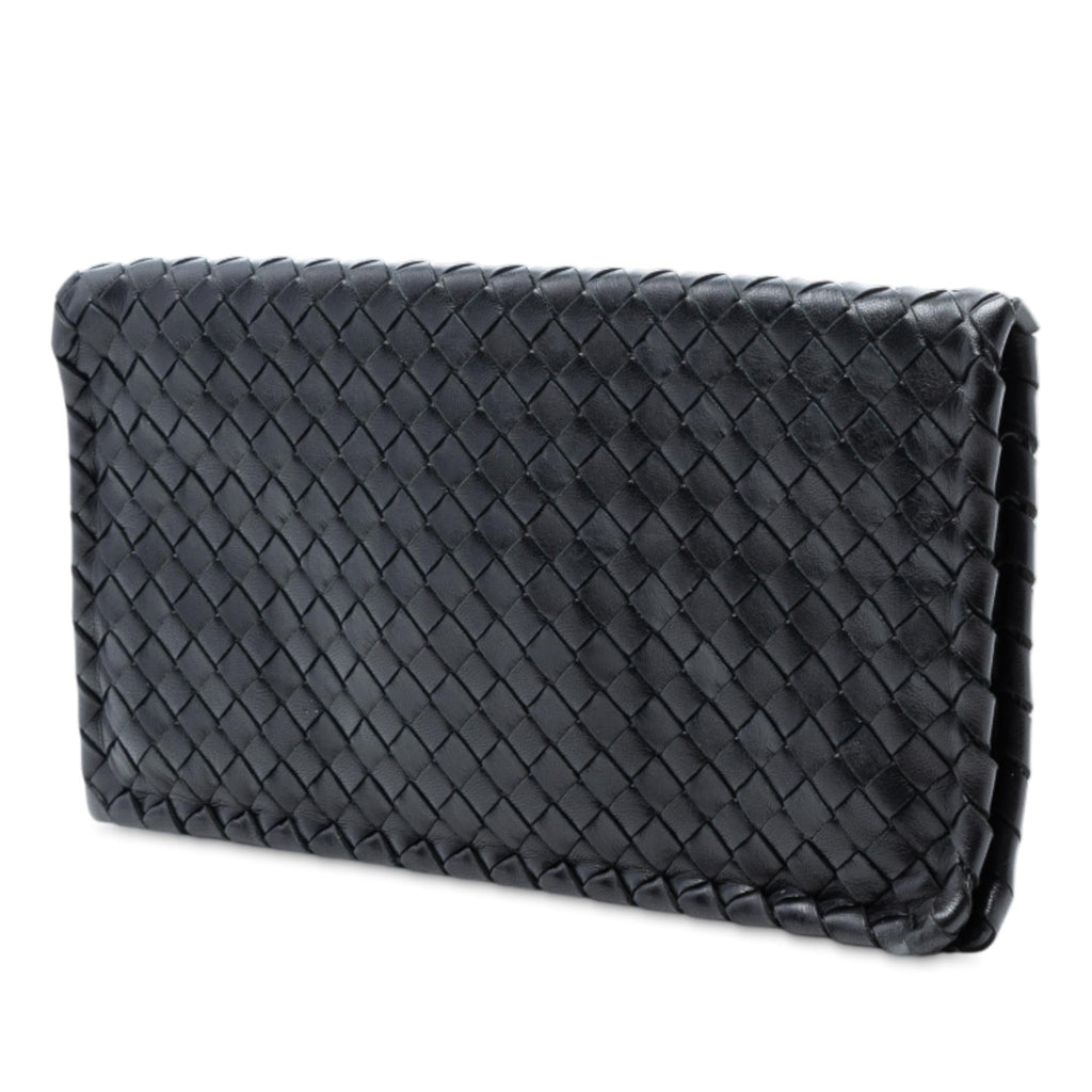 Bottega Veneta Nappa Intrecciato Turn Lock Clutch