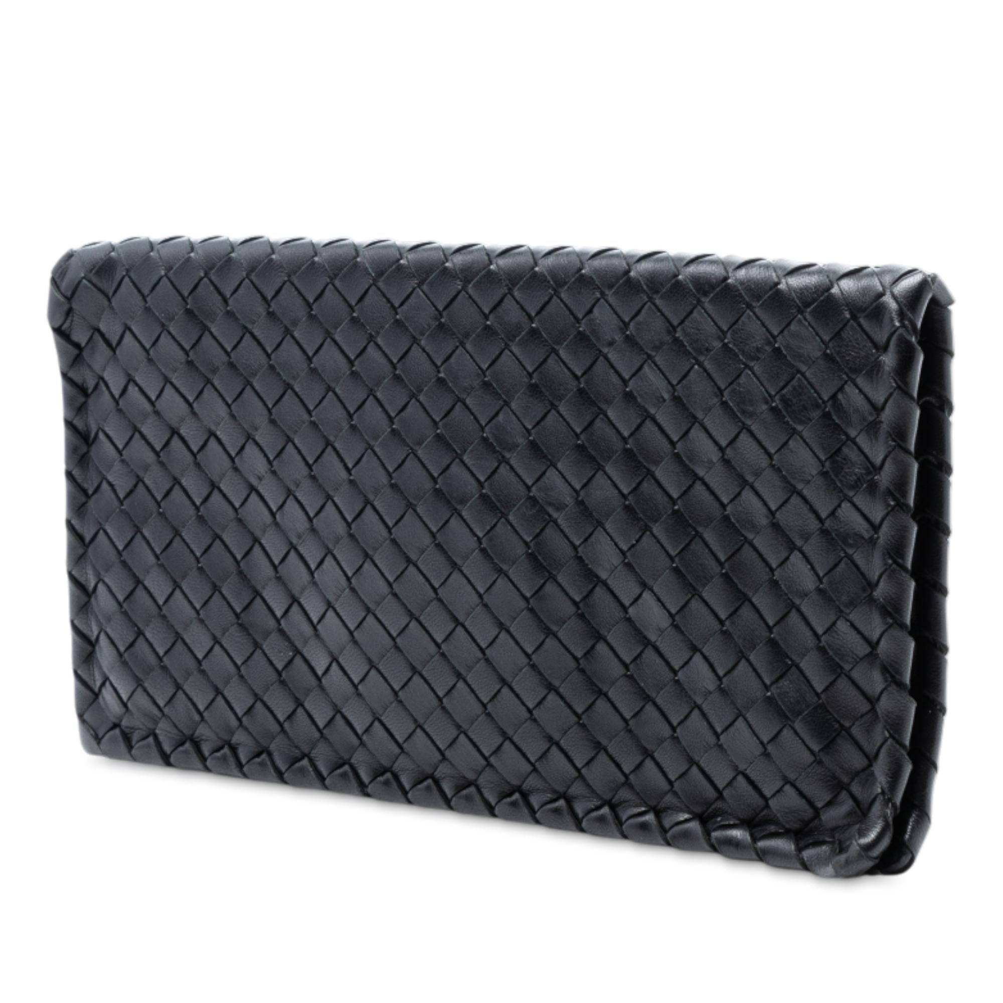 Bottega Veneta Nappa Intrecciato Turn Lock Clutch