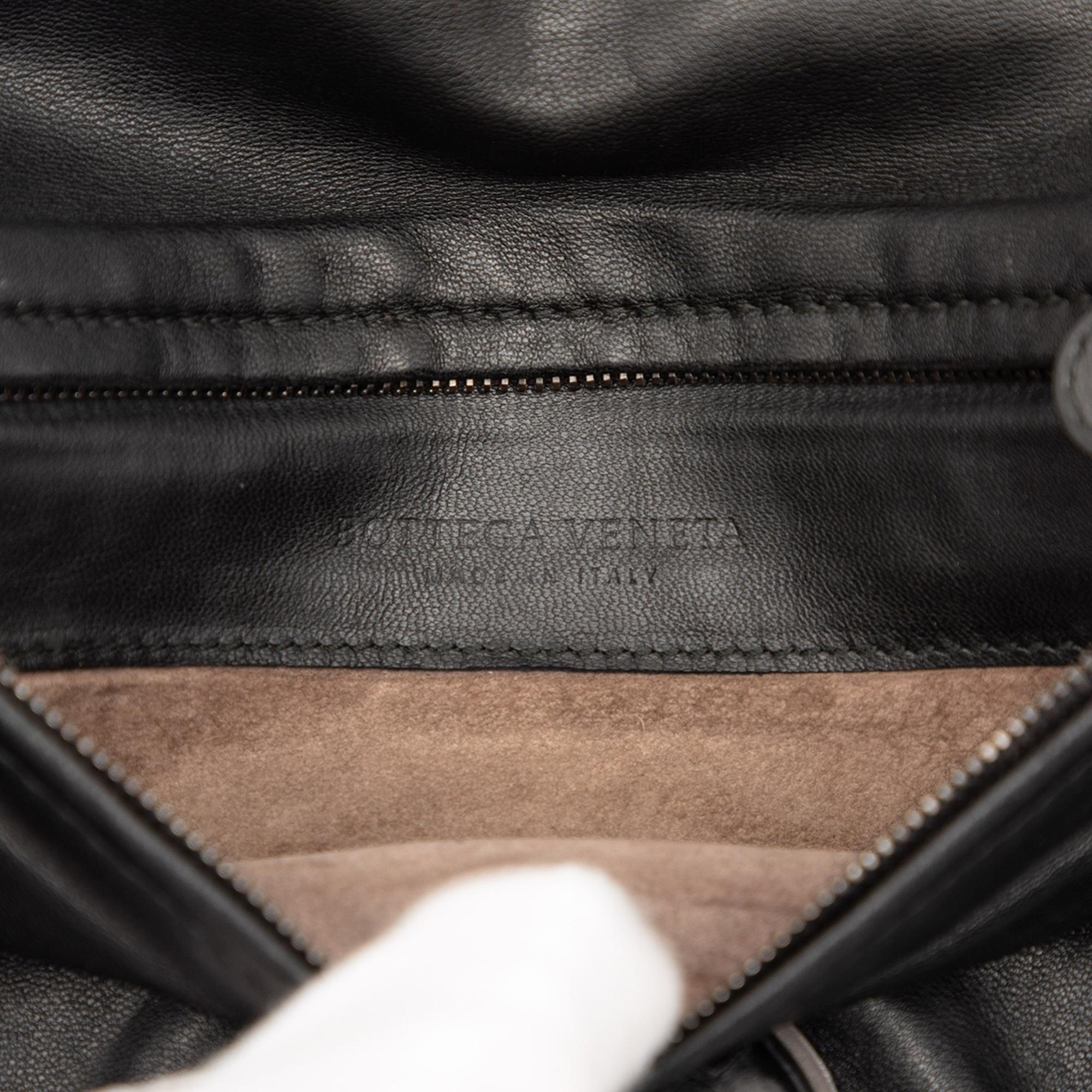 Bottega Veneta Nappa Intrecciato Turn Lock Clutch