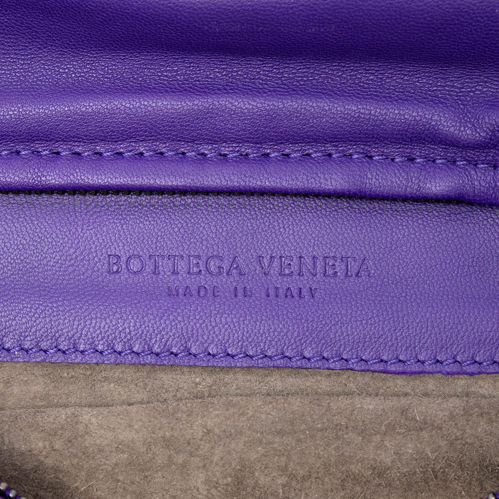 Bottega Veneta Nappa Intrecciato Turn Lock Clutch