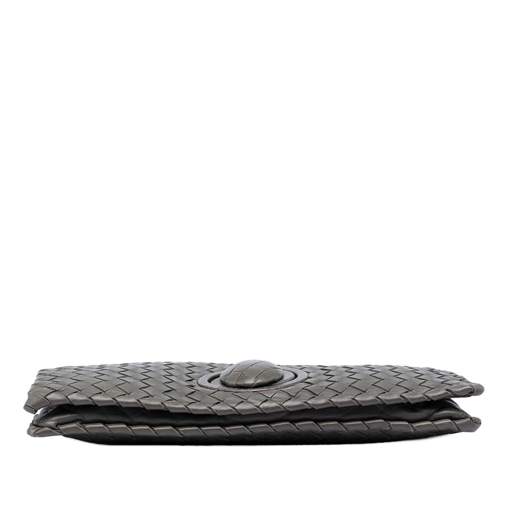 Bottega Veneta Nappa Intrecciato Turn Lock Clutch