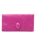 Bottega Veneta Nappa Intrecciato Turn Lock Clutch