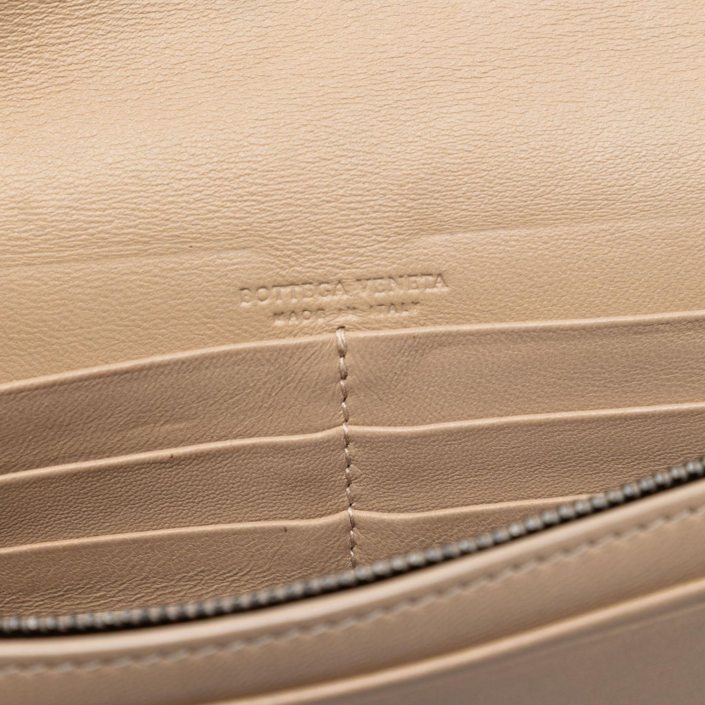 Bottega Veneta Nappa Intrecciato Wallet On Chain