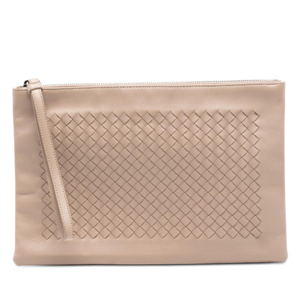 Bottega Veneta Nappa Intrecciato Wristlet Clutch