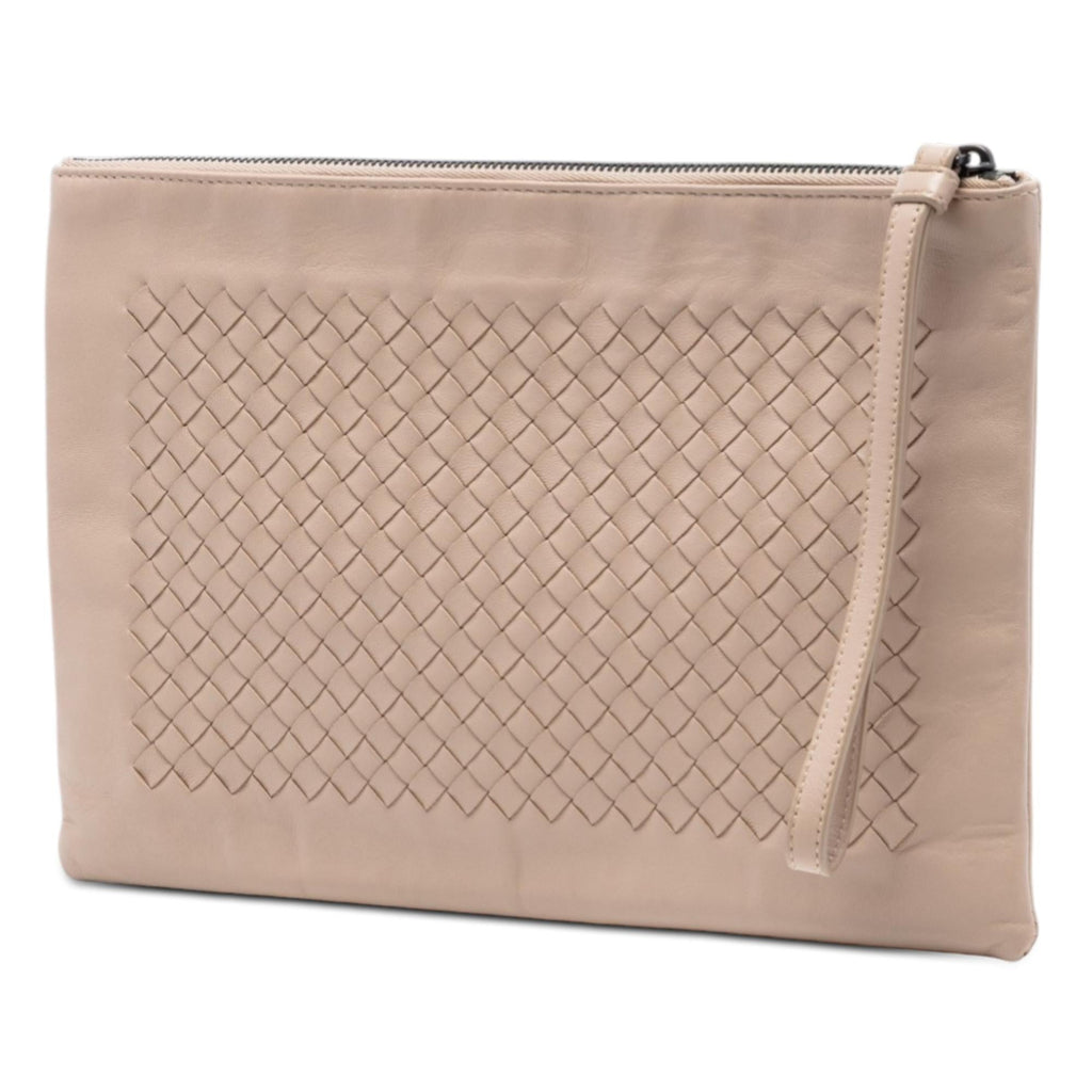 Bottega Veneta Nappa Intrecciato Wristlet Clutch