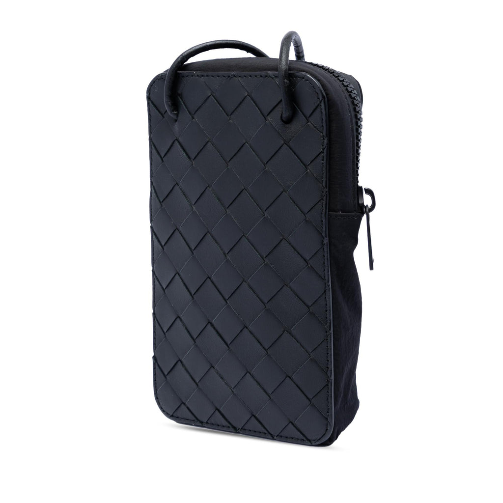 Bottega Veneta Nappa Intrecciato and Nylon Multifunction Case