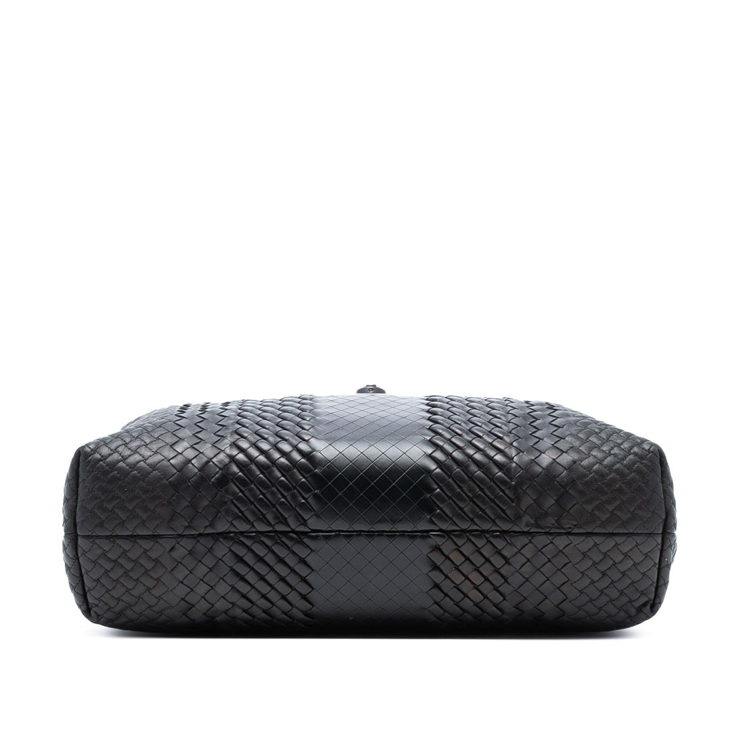 Bottega Veneta Nappa Intreccio Imperatore Business Bag