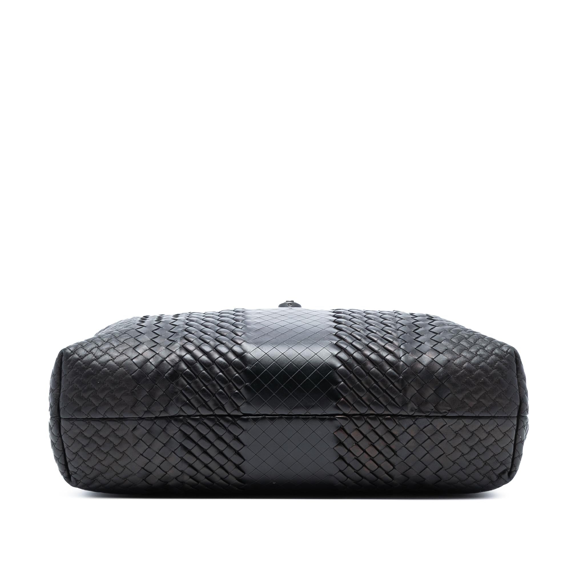 Bottega Veneta Nappa Intreccio Imperatore Business Bag