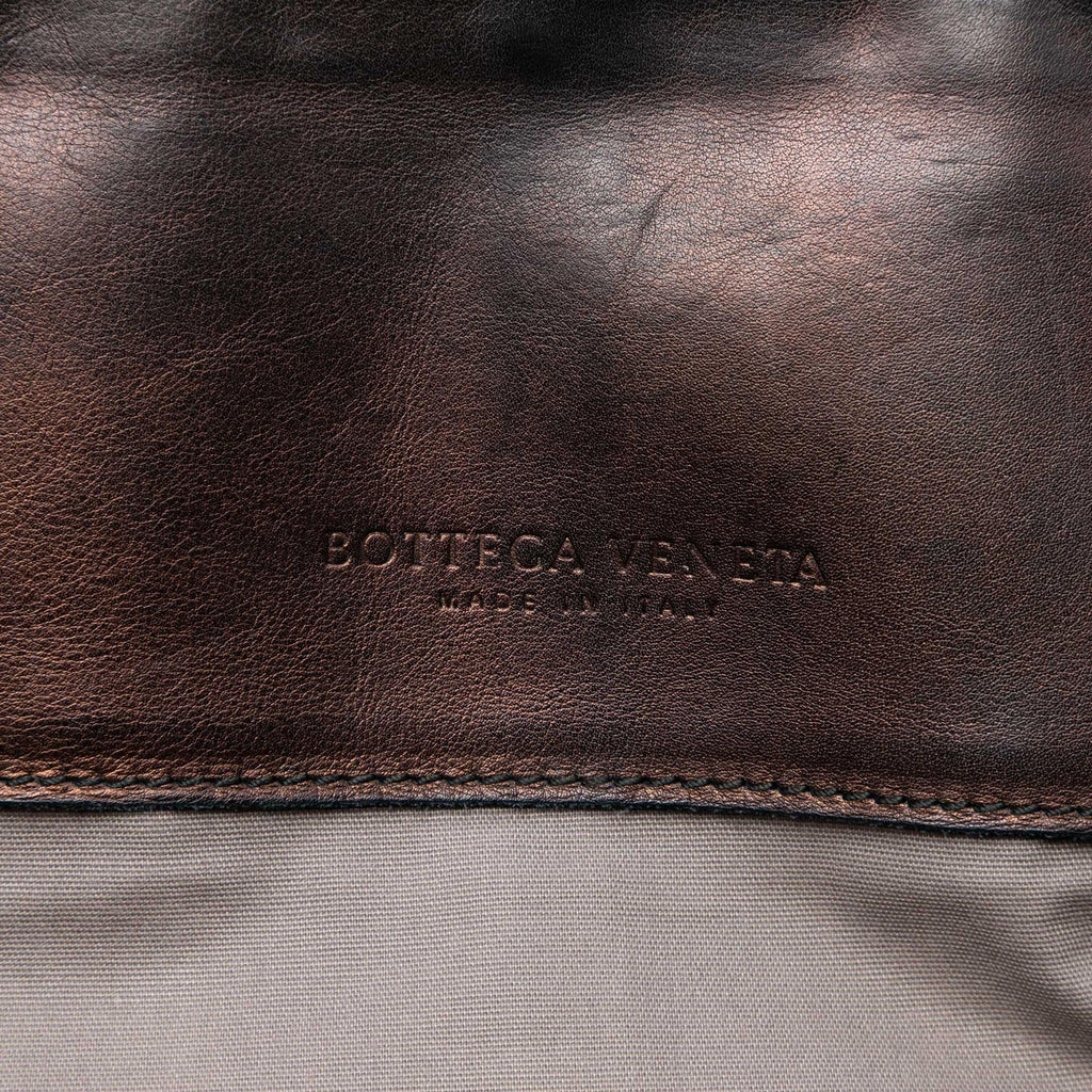 Bottega Veneta Nappa Intreccio Imperatore Business Bag