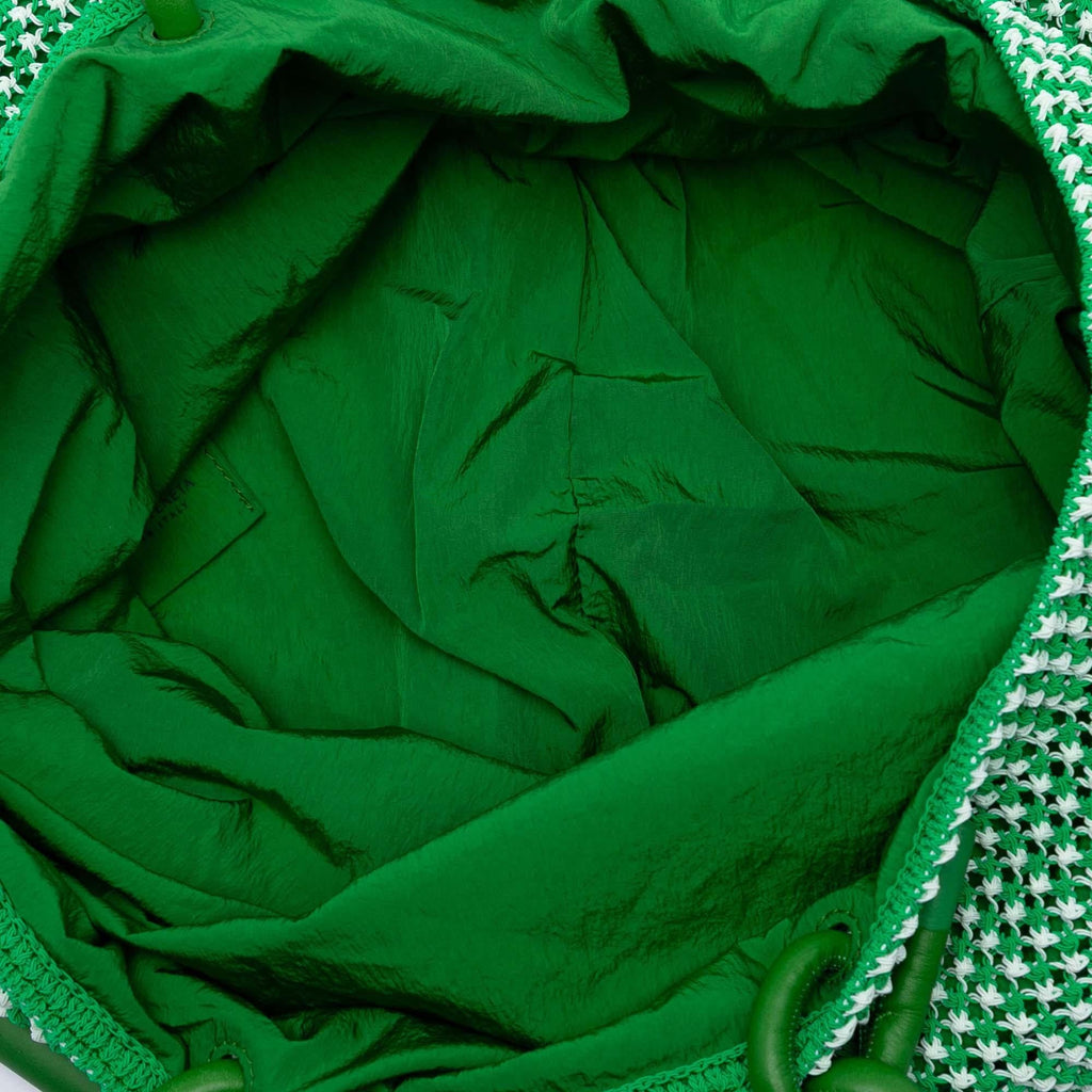 Bottega Veneta Nylon Crochet Folding Shopper Tote