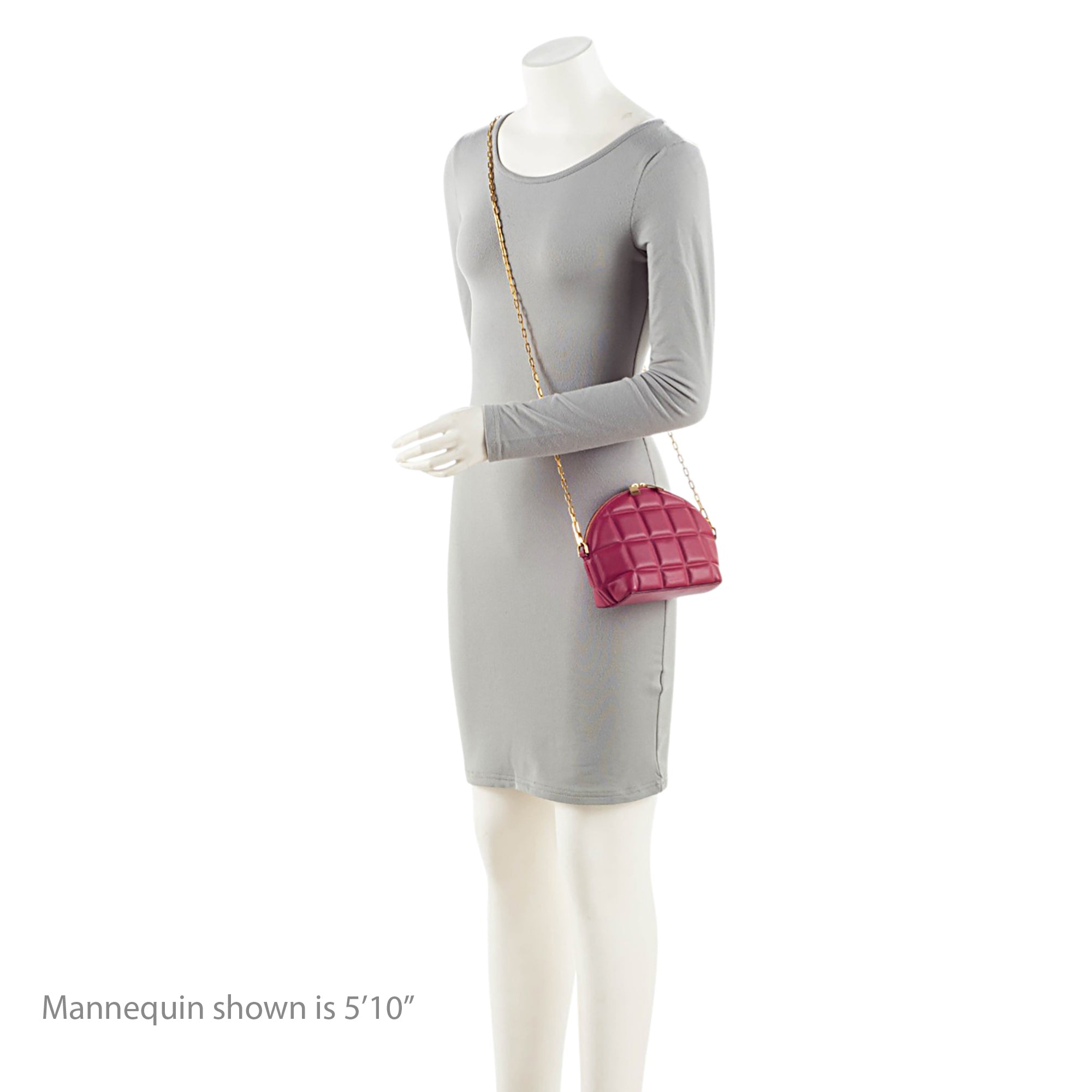 Bottega Veneta Padded Leather Half Moon Mini Crossbody