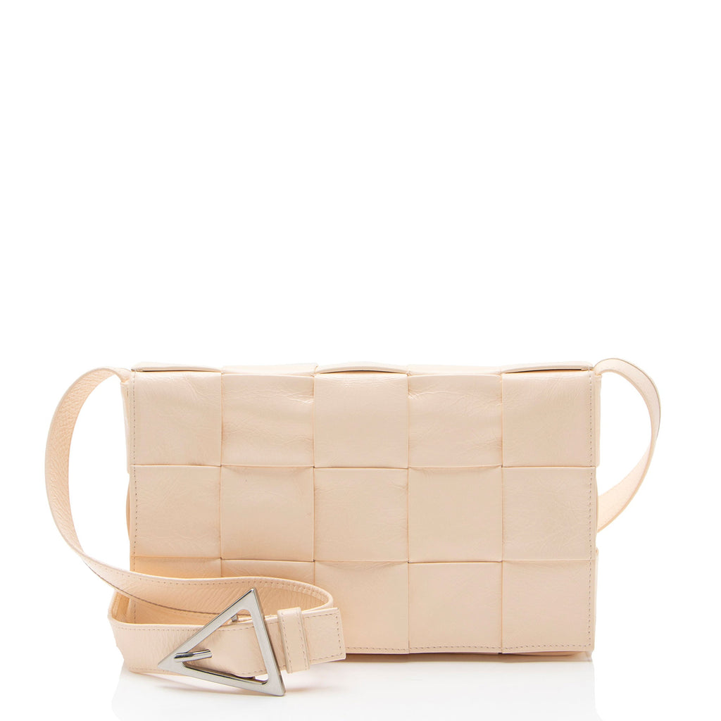 Bottega Veneta Paper Calfskin Cassette Crossbody