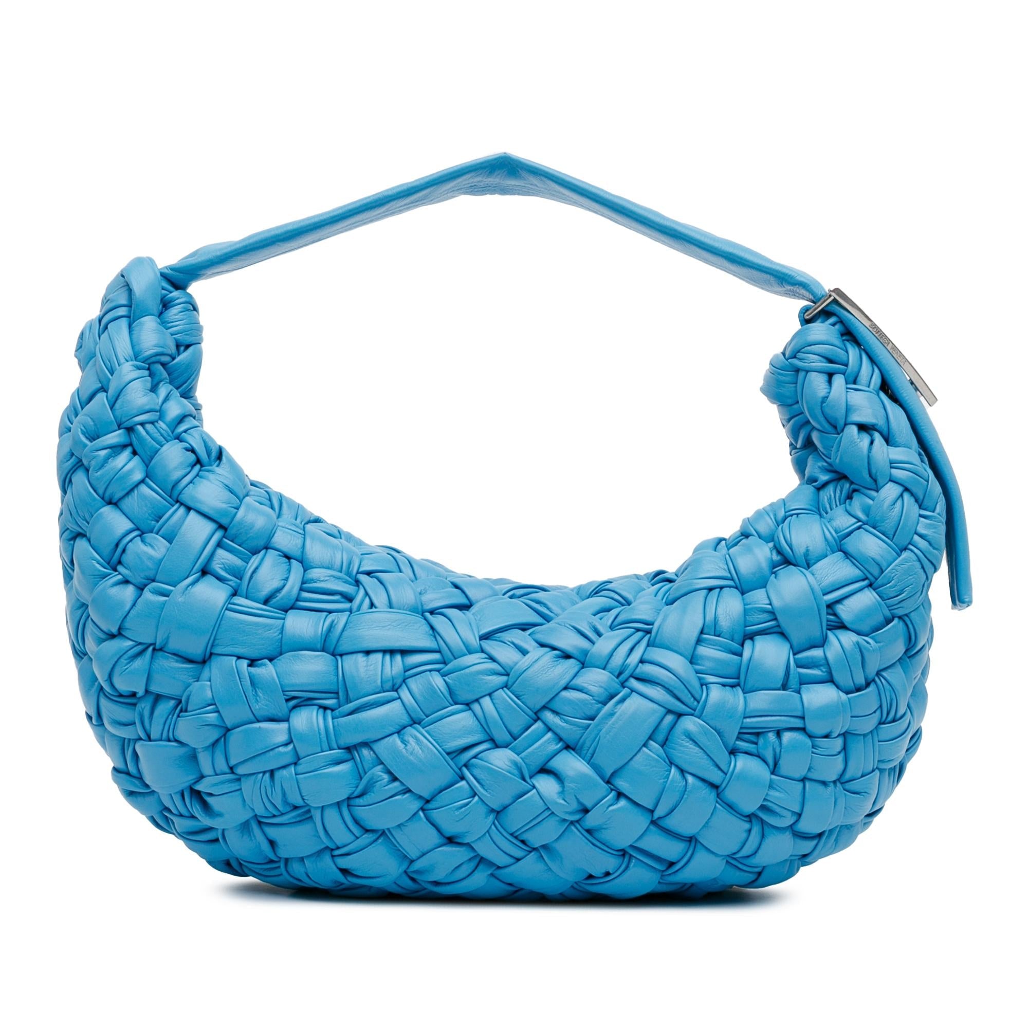 Bottega Veneta Paper Calfskin Intrecciato Banana Hobo Bag (SHG-n5Ex8p)